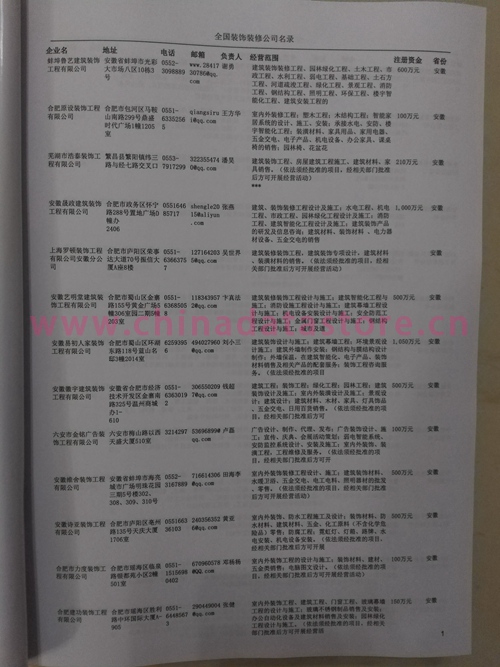 中國裝飾裝修企業(yè)黃頁可開展精準營銷，電話營銷、郵件營銷、傳真營銷等等多管齊下，圓您銷售冠軍夢